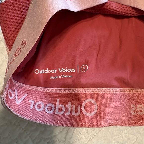Outdoor Voices Pink Leggings and Sports Bra Set - Picture 3 of 11